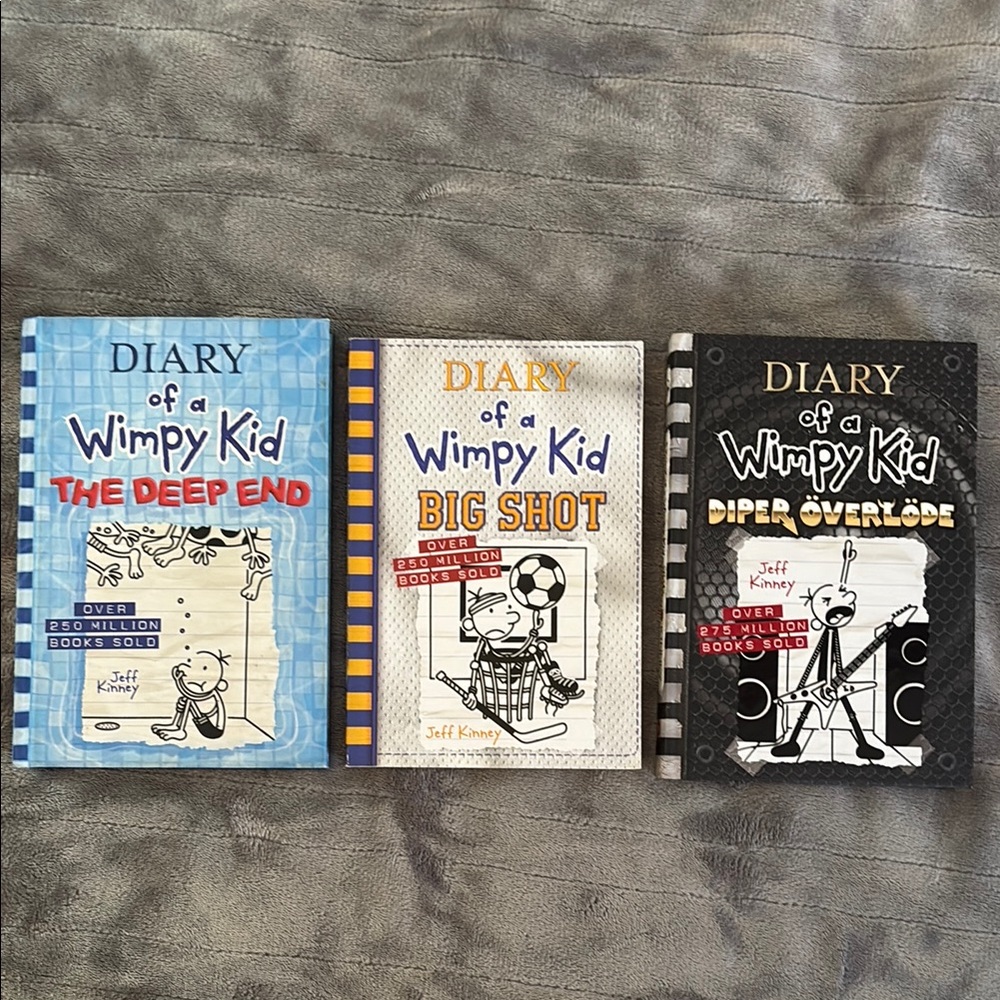 🤓 Diary of a Wimpy Kid Book Set of Three